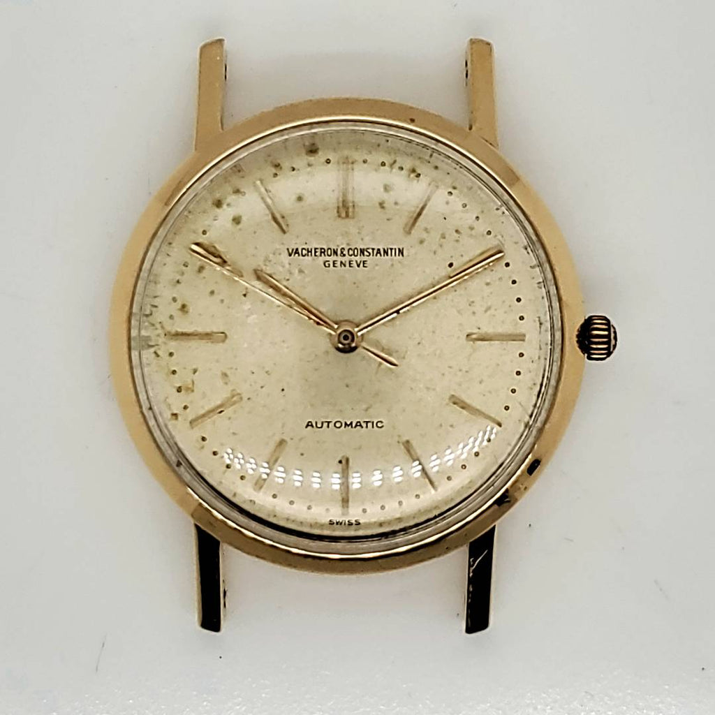 Vintage 18k Yellow Gold Vacheron Constantin 34mm Automatic Wrist Watch