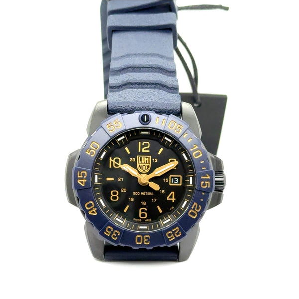 Luminox 45mm Blue And Bronze Navy Seal Wristwatch