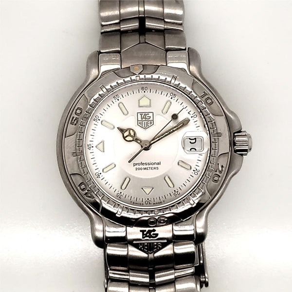 Mens Stainless Steel Tag Heuer Professional Quartz Watch