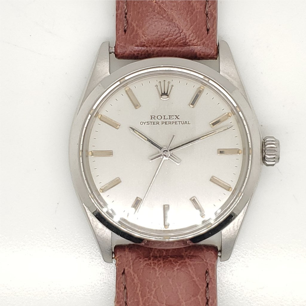 1960 Rolex Oyster Perpetual Stainless Steel Wrist Watch