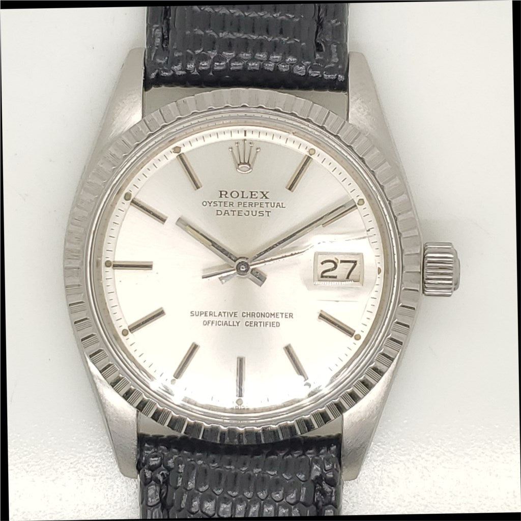 Pre-owned 1979 Mens Rolex Stainless Steel Datejust
