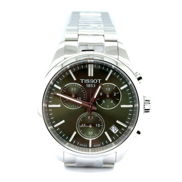 Tissot Pr100 Gts Watch Stainless Steel Case/Bracelet Quartz Movement 40mm