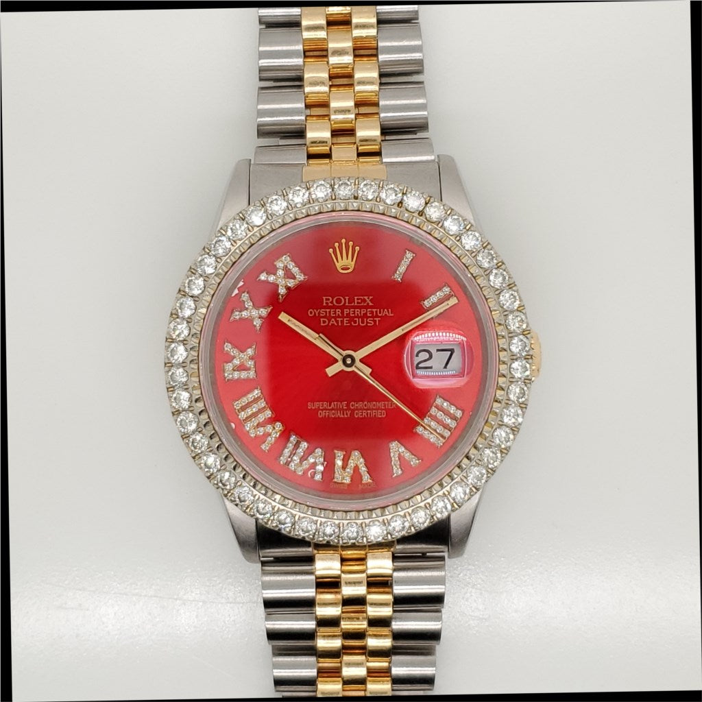 Pre-owned  1989 Rolex Stainless Steel And 18Ktyg Datejust