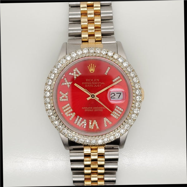 Pre-owned  1989 Rolex Stainless Steel And 18Ktyg Datejust