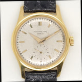 Mid 1950s 18Ktyg Patek Philippe Calatrava Manual Wind Wrist Watch
