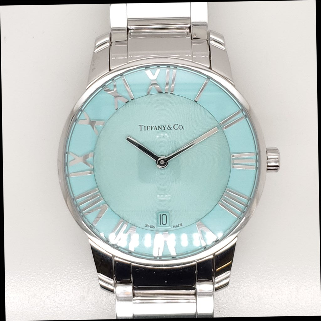 Pre-OwnedTiffany & Co Union Square Quartz Stainless Steel Watch
