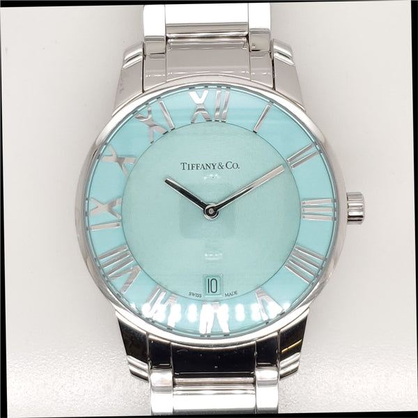 Pre-OwnedTiffany & Co Union Square Quartz Stainless Steel Watch