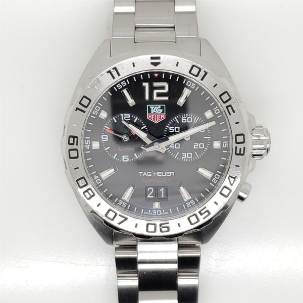 Pre-owned Tag Heuer Formula 1 Stainless Steel Quartz Alarm Watch