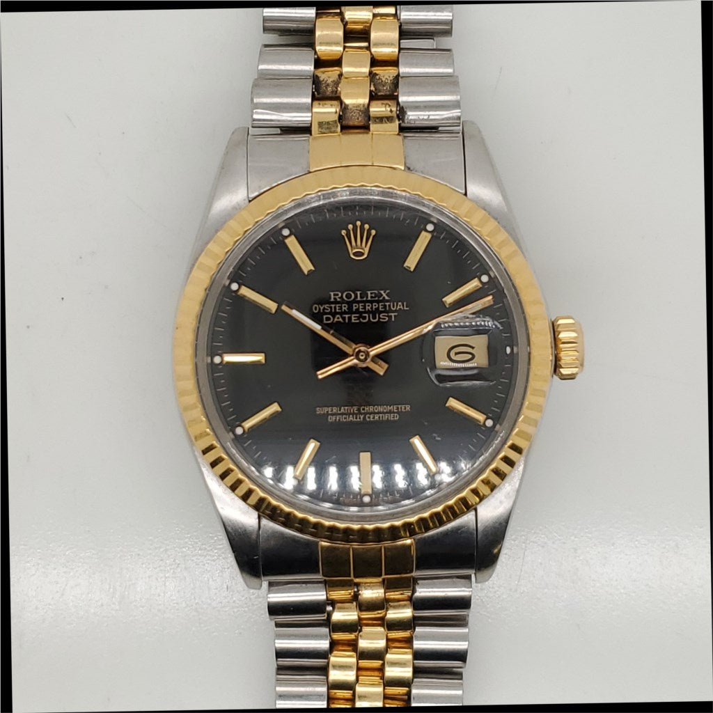1987 1/2  Mens Rolex Datejust Two Tone