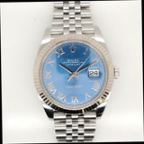 Pre-owned 41mm Mens Rolex Stainless Steel Datejust