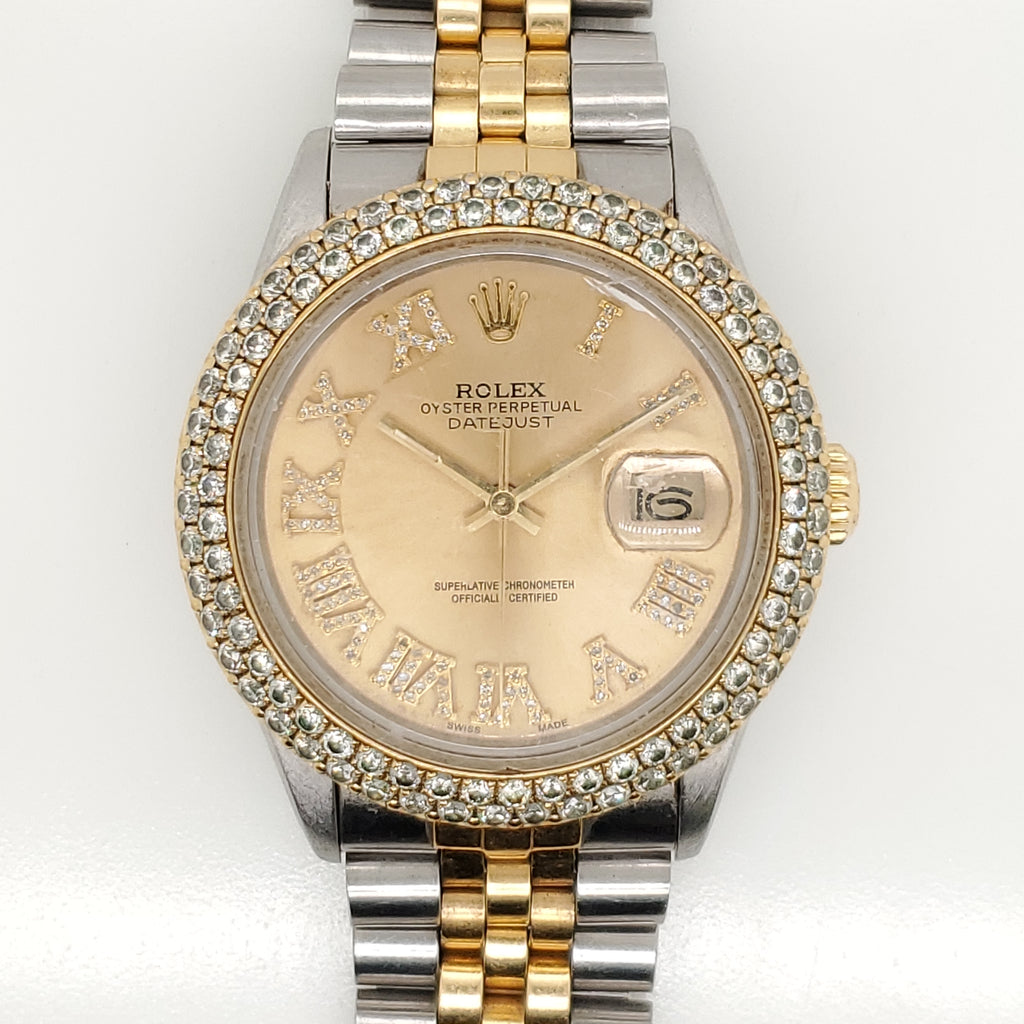 1987 1/2  Mens Rolex Datejust Two Tone