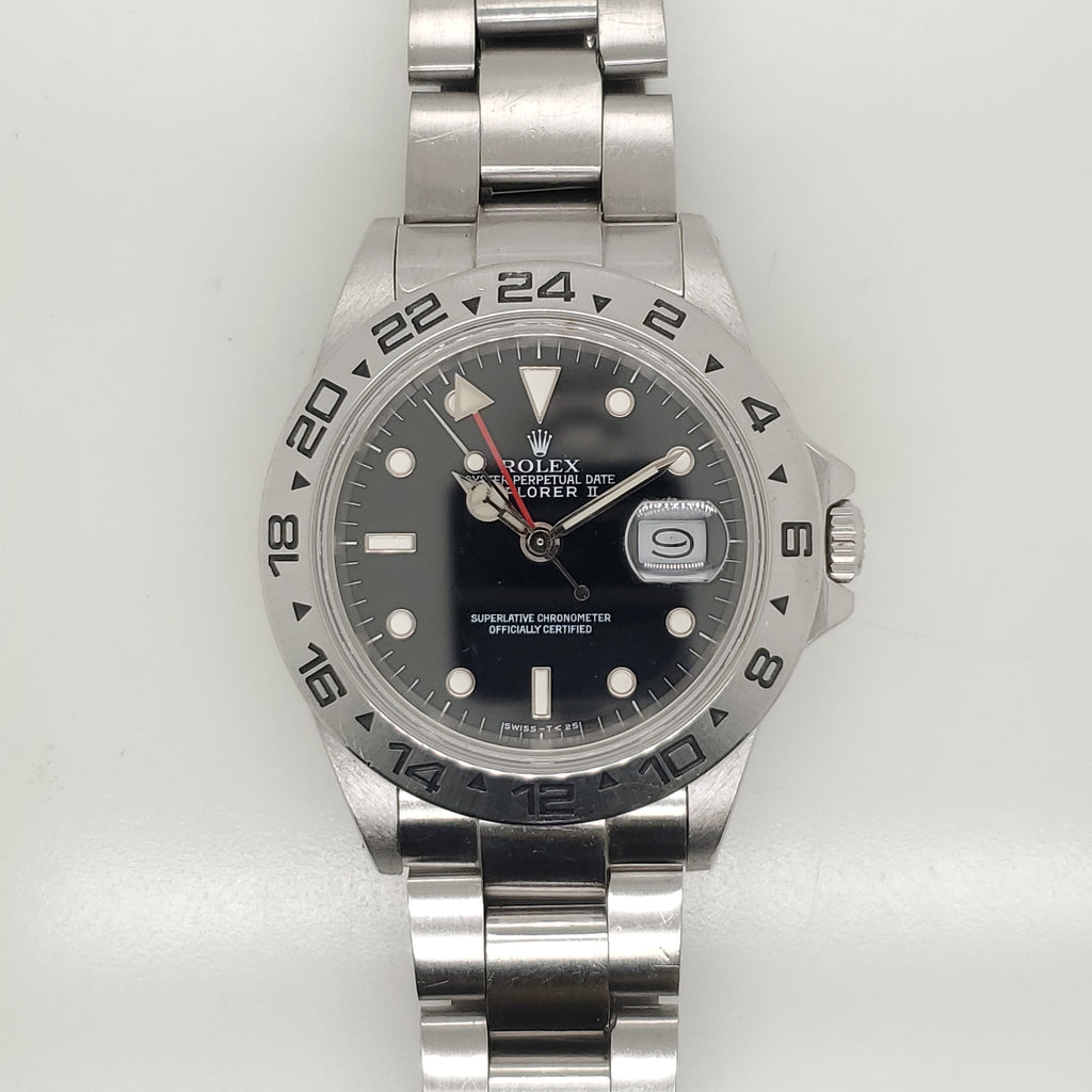 Pre-owned Rolex Stainless Steel Explorer II