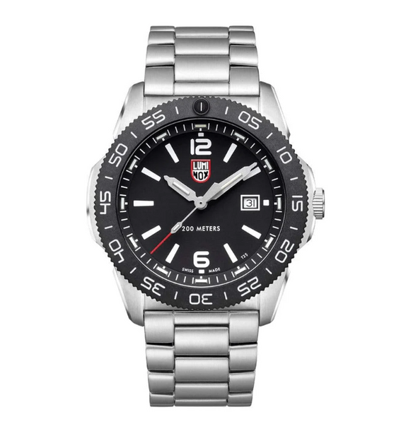 Luminox 44mm Pacific Diver 3120 Series Black Dial Dive Watch