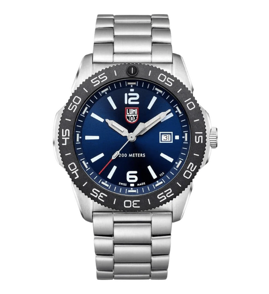 Luminox 44mm Pacific Diver 3120 Series Blue Dial Dive Watch