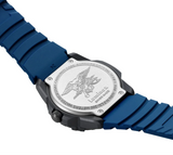 Luminox 44mm Navy 3550 Series NBR Watch, Blue Dial 316L SS with 24mm Blue Rubber Strap