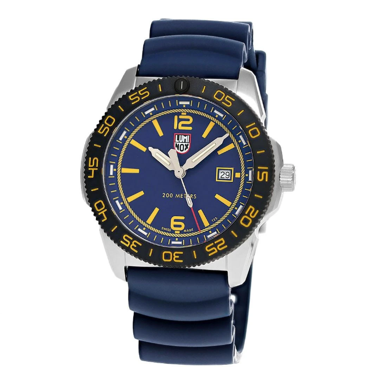 Luminox 44mm Force Blue Pacific Diver 3120 Series Dive Watch