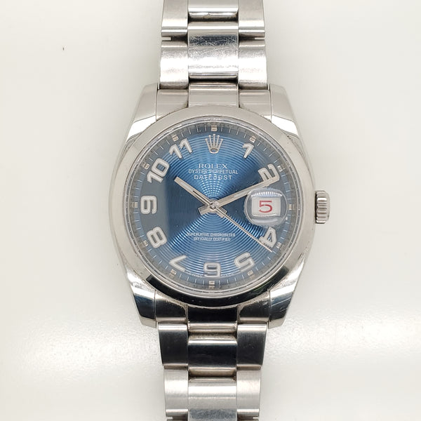 Pre-owned 2007 Rolex Datejust Stainless Steel