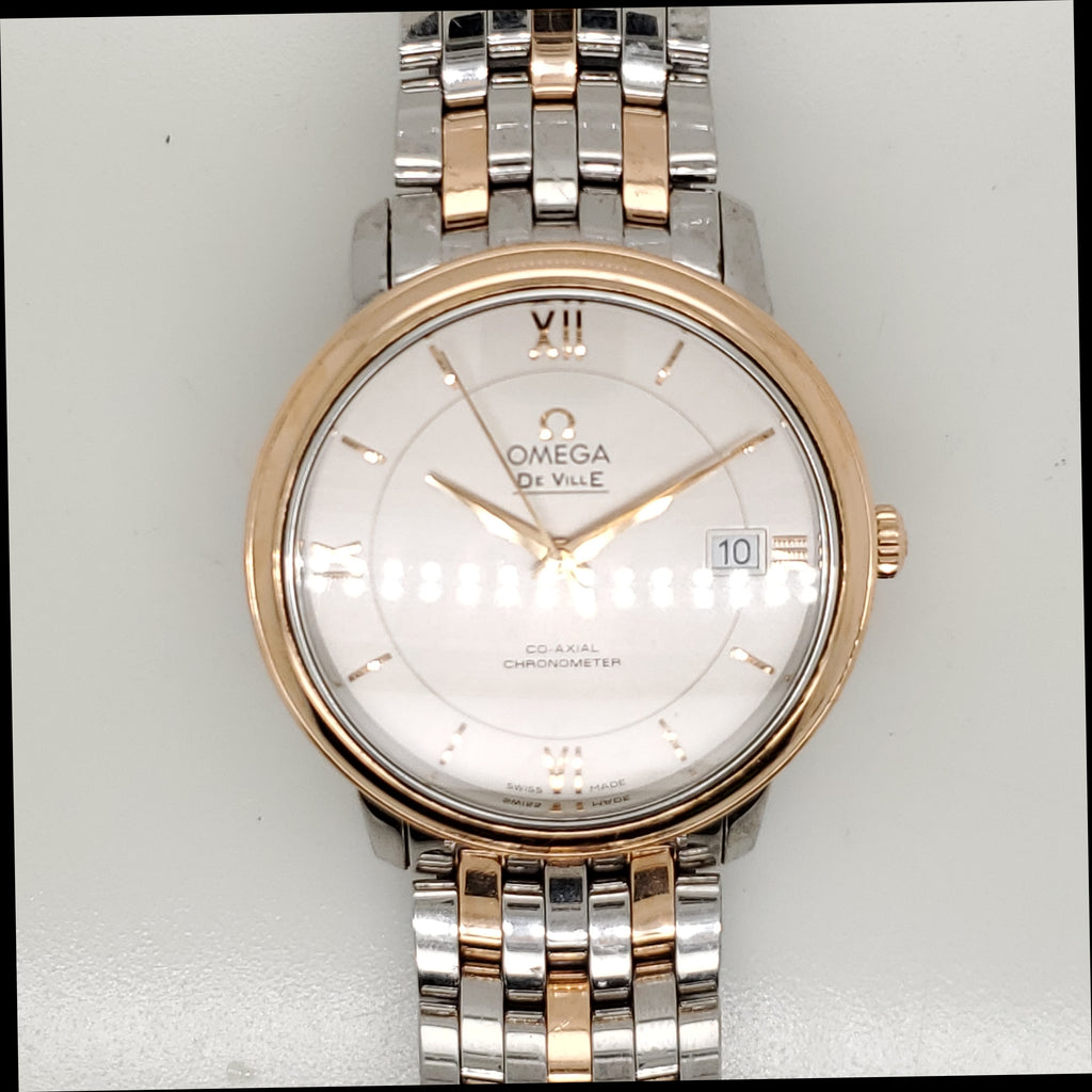 Omega Deville 38mm Stainless Steel and Rose Gold Chronometer