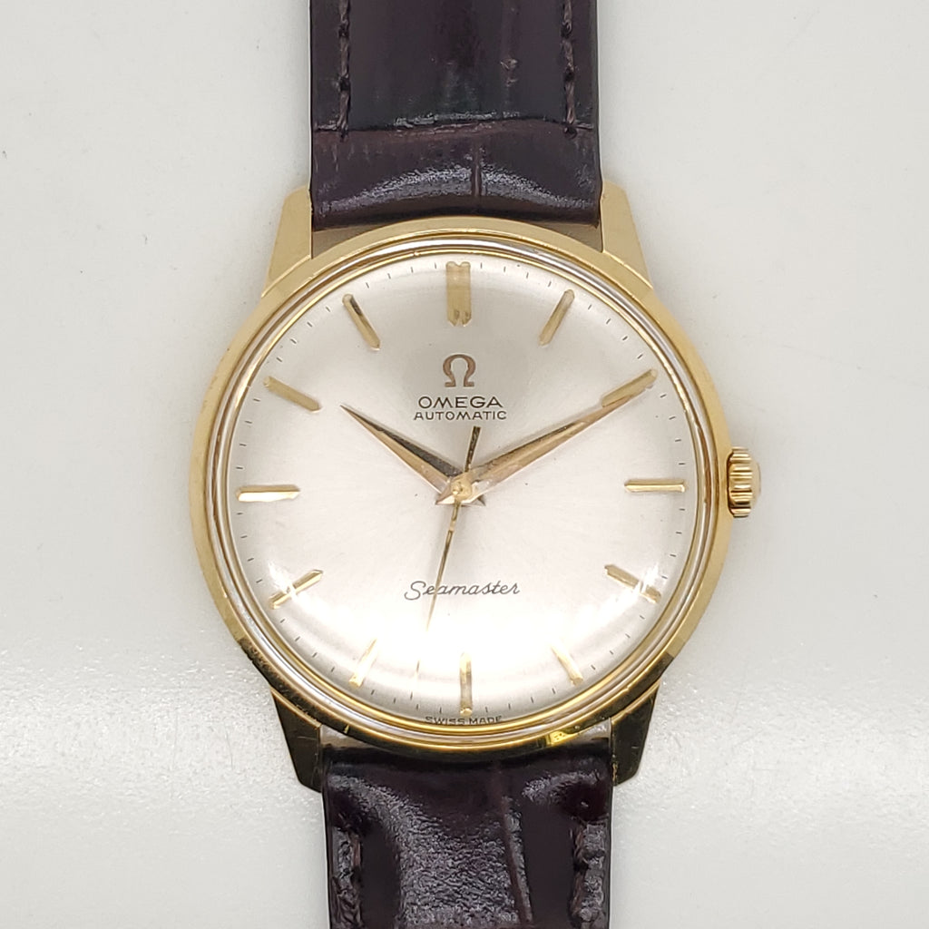 Vintage 18kt Yellow Gold Omega Seamaster Automatic