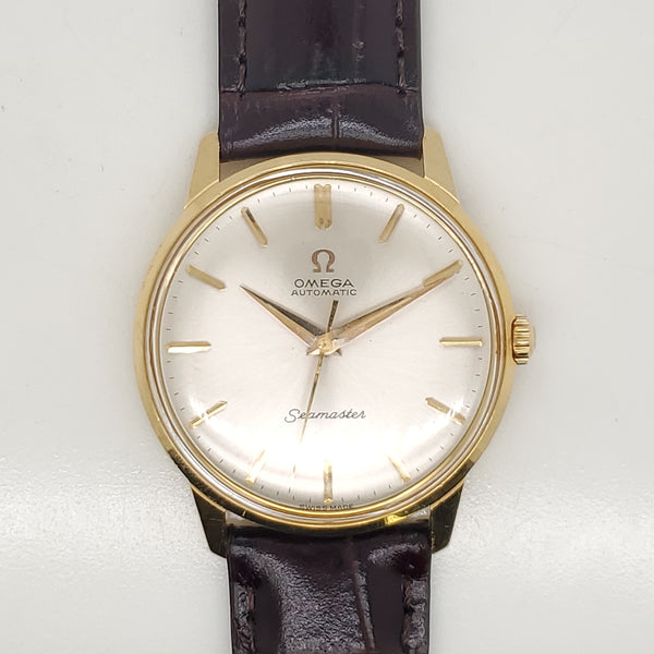 Vintage 18kt Yellow Gold Omega Seamaster Automatic
