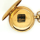 A.D. Lang & Cie Antique Victorian 18Kt Yellow Gold 38Mm Hunters Case Pocket Watch