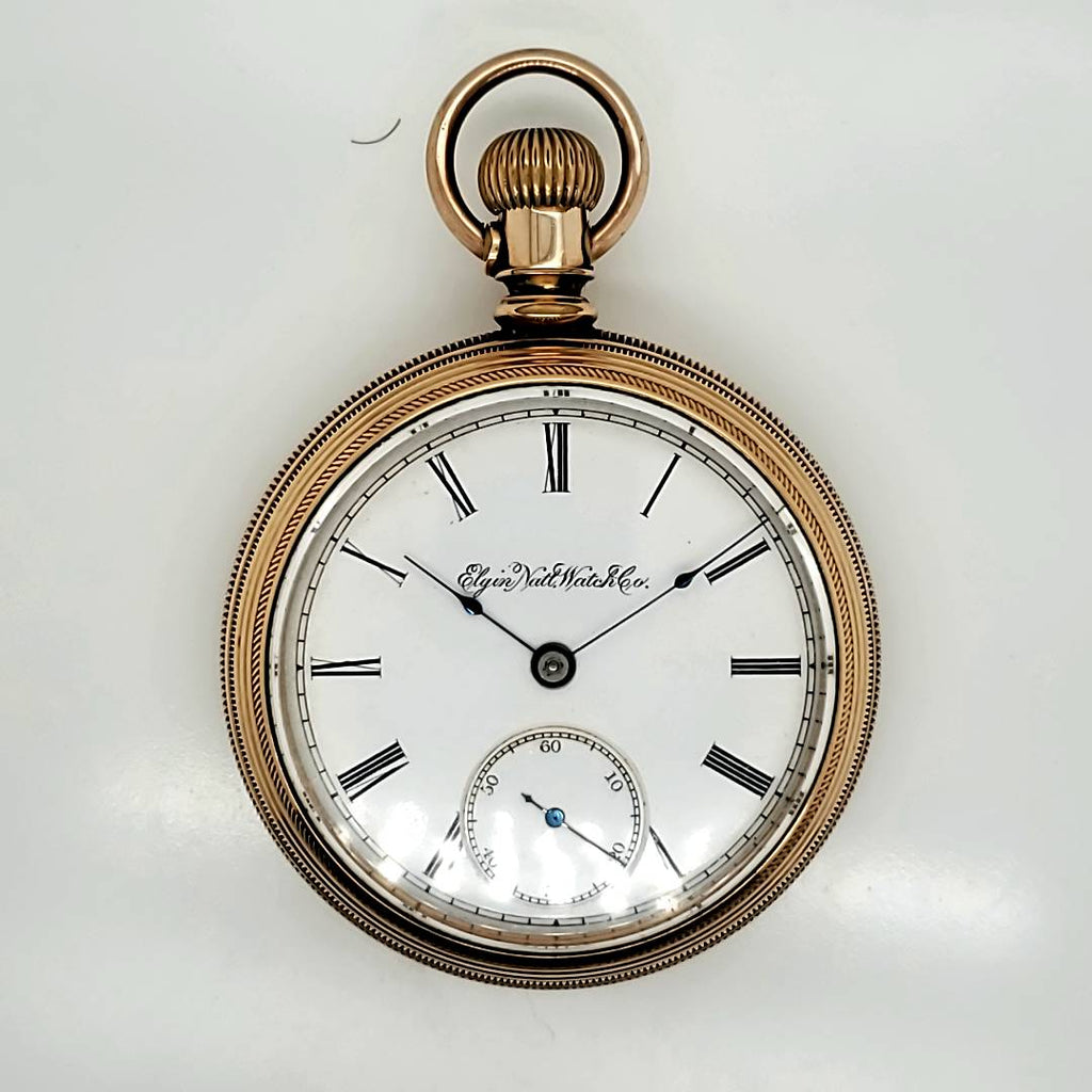 1889 Elgin G.M. Wheeler 18 Size Gold Filled Pocket Watch