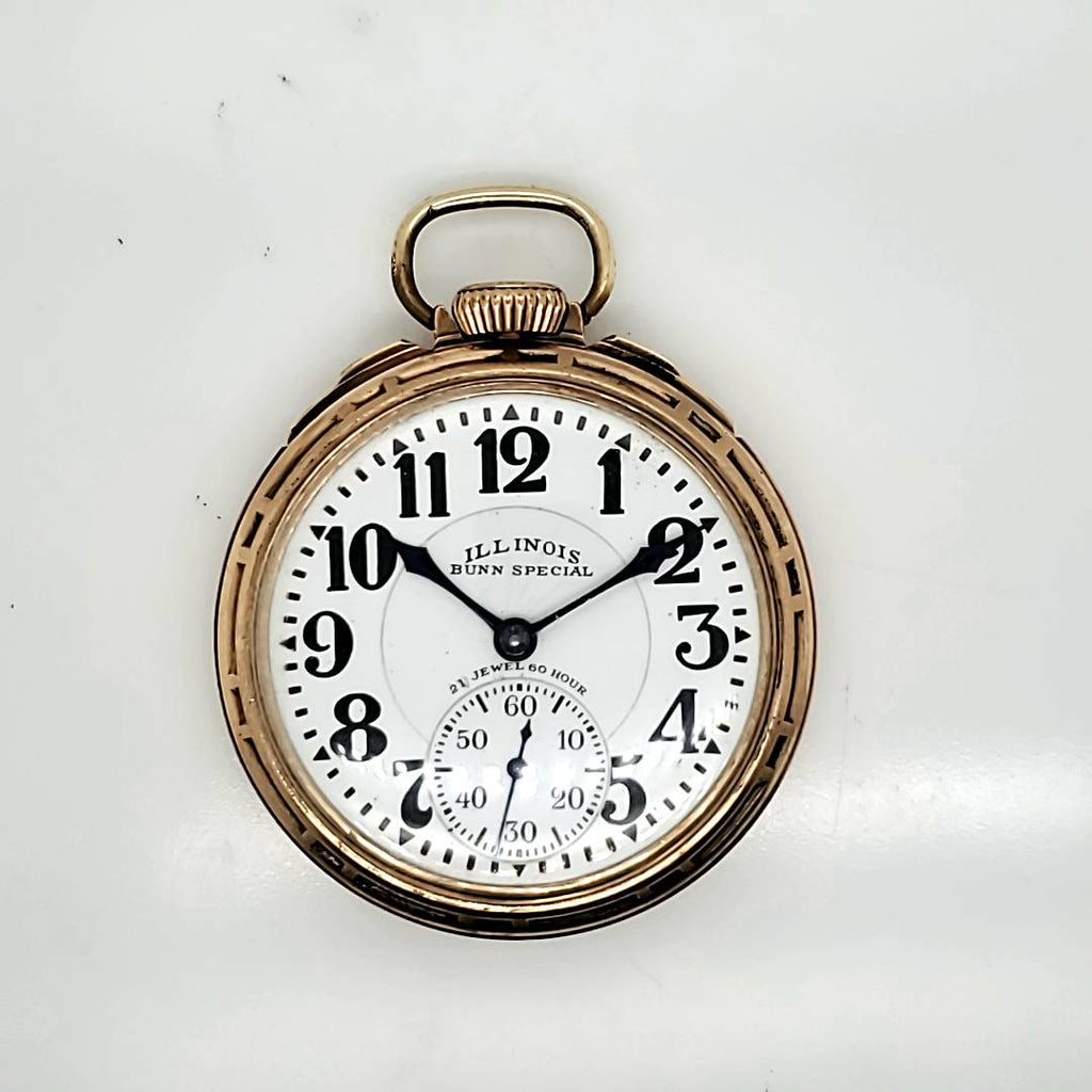 1929 Illinois Bunn Special Railroad Grade Pocket Watch