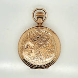 1891 Elgin 14Kt Yellow Gold Hunters Case Pocket Watch