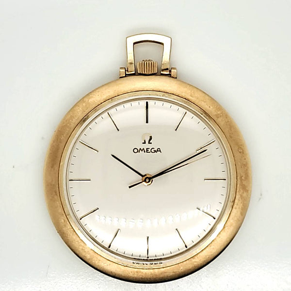 Vintage 1970 14Kt Yellow Gold Omega Pocket Watch