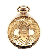 1907 14Kt Yellow Gold 0 Size Waltham Hunters Case Pocket Watch