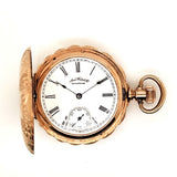 1888 14Kt Yellow Gold 1 Size Waltham Hunters Case Pocket Watch