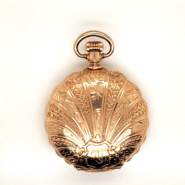 1888 14Kt Yellow Gold 1 Size Waltham Hunters Case Pocket Watch