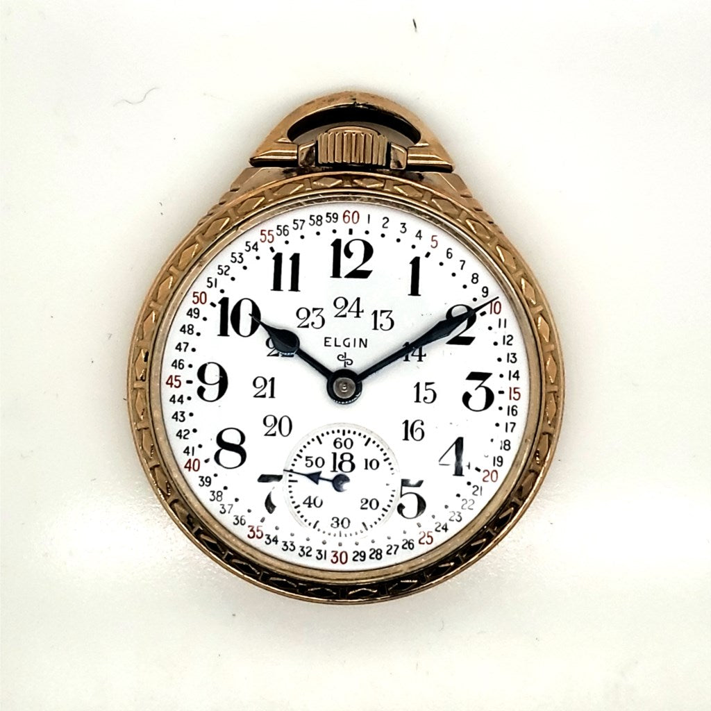 1948 Elgin B.W. Raymond 21 Jewel Railroad Grade Pocket Watch