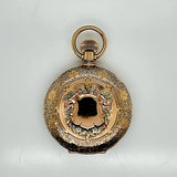 1885 Illinois 14Kt Three Color Gold Hunters Case Pocket Watch