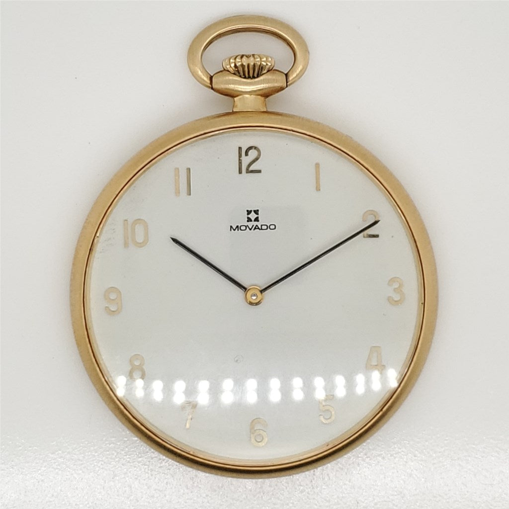 Movado 18kt Yellow Gold Pocket Watch