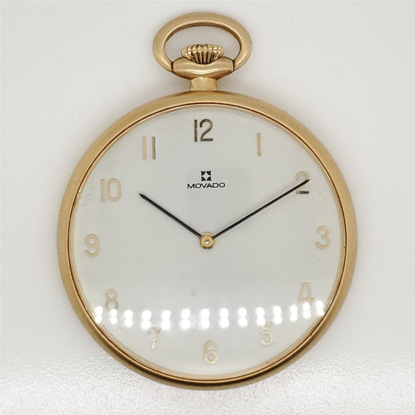 Movado 18kt Yellow Gold Pocket Watch