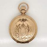 1897 Hampden 14Ktyg Hunters Case Pocket Watch