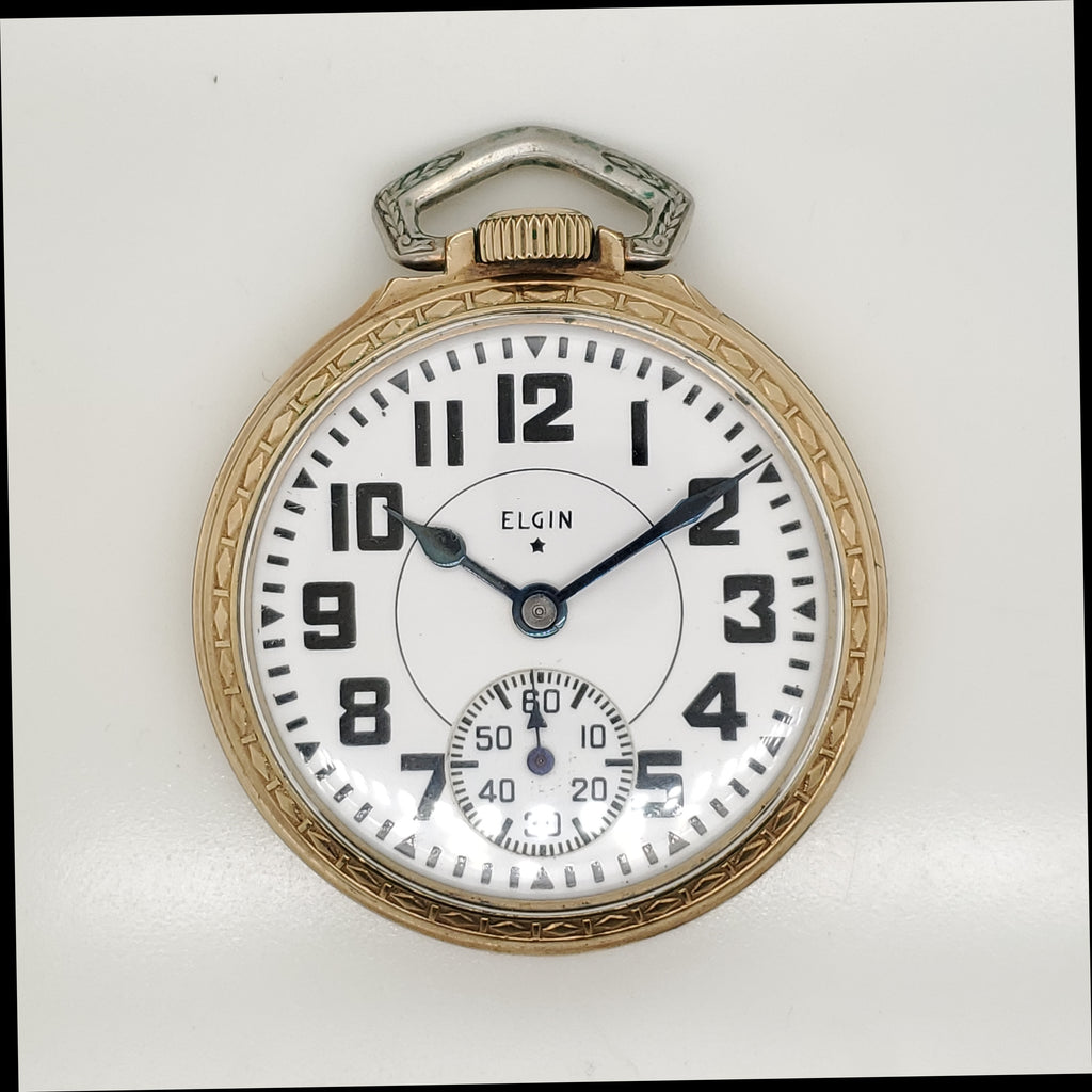 1941 Elgin B.W. Raymond 21 Jewel Railroad Grade Pocket Watch