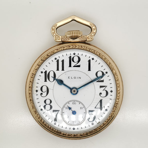 1915 Elgin Father Time Railroad Grade Pocket Watch