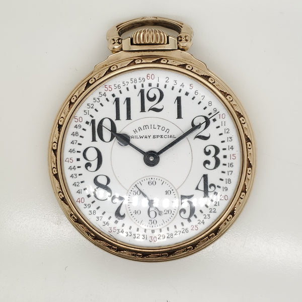 1946 Hamilton Ball Model 992B Pocket Watch