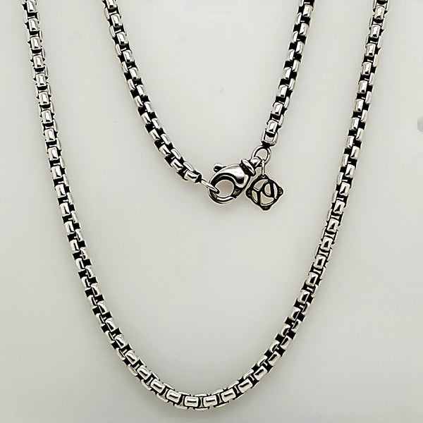 David Yurman Sterling Silver 72"" 3.6mm Box Chain