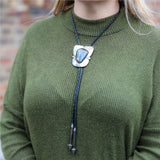 Sterling Silver and Turquoise Bolo Tie