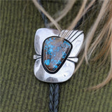 Sterling Silver and Turquoise Bolo Tie