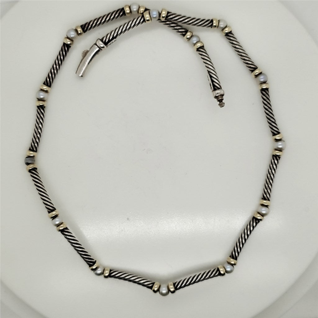 David Yurman Hampton Pearl Necklace