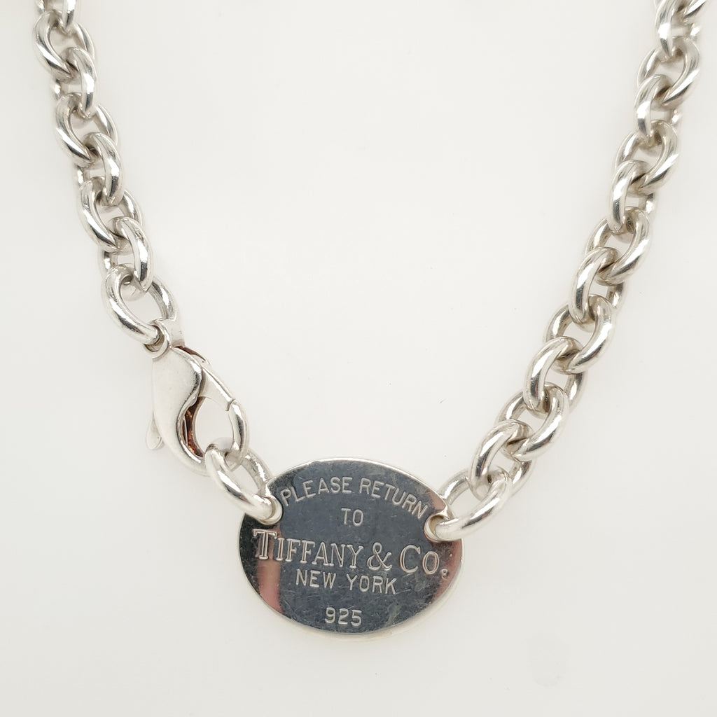 Pre-owned Tiffany & Co. Return To Tiffany Necklace