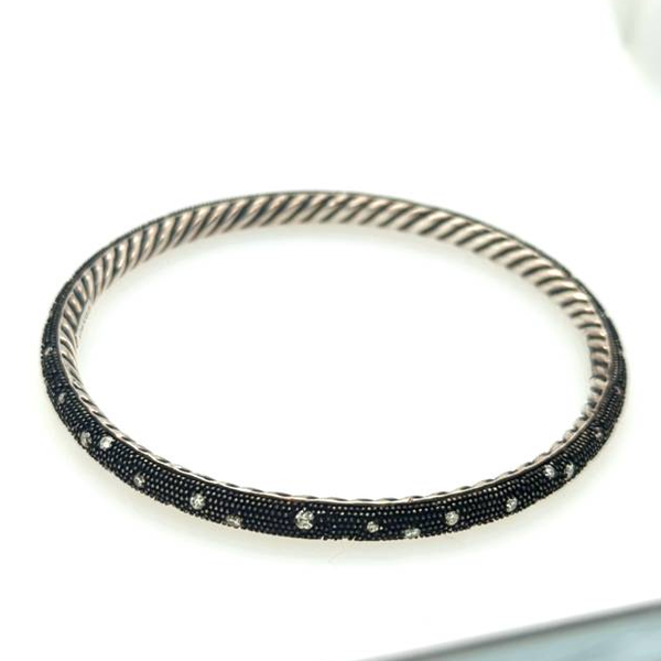 Pre-Owned David Yurman Diamond Metallic Midnight Mélange Bracelet