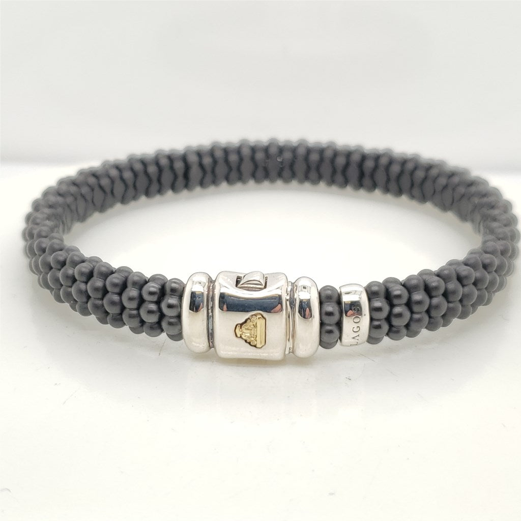 Lagos Black Caviar Sterling Silver Bracelet