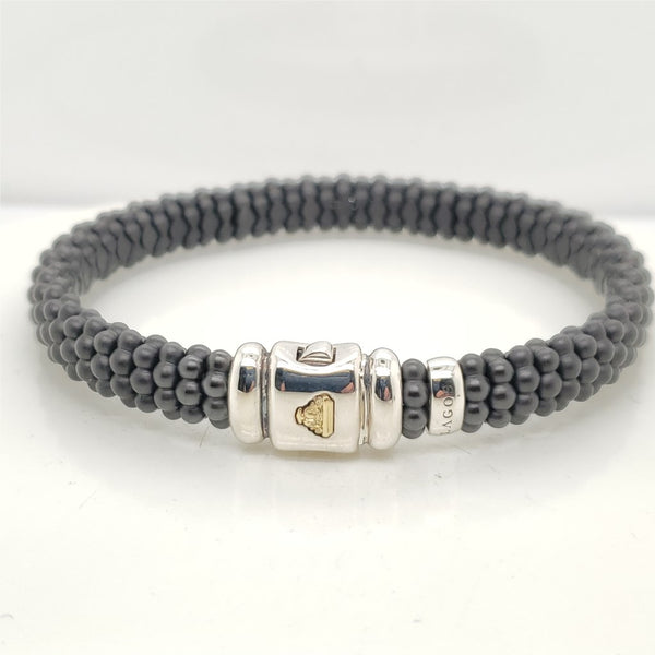 Lagos Black Caviar Sterling Silver Bracelet