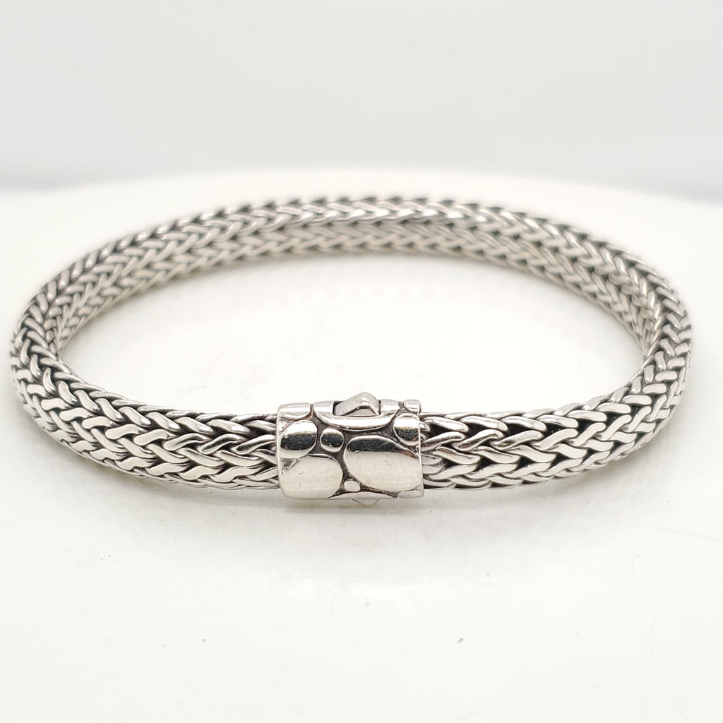 Pre - Owned John Hardy Sterling Silver Classic Chain Bracelet