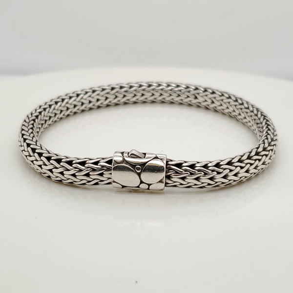 Pre - Owned John Hardy Sterling Silver Classic Chain Bracelet